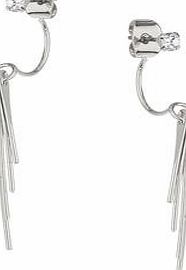 Dorothy Perkins Womens Shard Suspender Earrings- Silver DP49815826