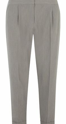 Dorothy Perkins Womens Silver Grey Naples Peg Trousers- Grey