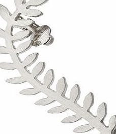 Dorothy Perkins Womens Silver Leaf Ear Cuff- Silver DP49815938