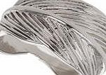 Dorothy Perkins Womens Silver Leaf Wrap Ring- Silver DP49815902