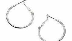 Dorothy Perkins Womens Small Hoop Earrings- Silver DP49814488
