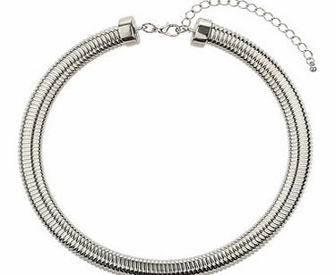 Dorothy Perkins Womens Spring Chain Short Necklace- Silver