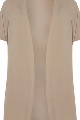 Dorothy Perkins Womens Stone longline jacket- White DP05557282
