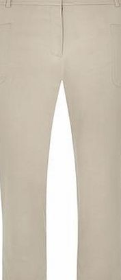 Dorothy Perkins Womens Stone Patch Pocket Cotton Cropped