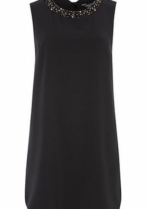 Dorothy Perkins Womens Tall Black Embellished Tunic- Black