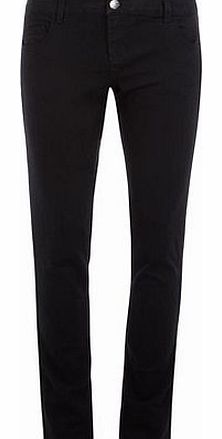 Womens Tall Black Skinny Jeans- Black DP70219301