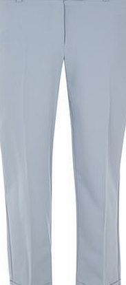 Dorothy Perkins Womens Tall Blue Ankle Grazer Trousers- Blue