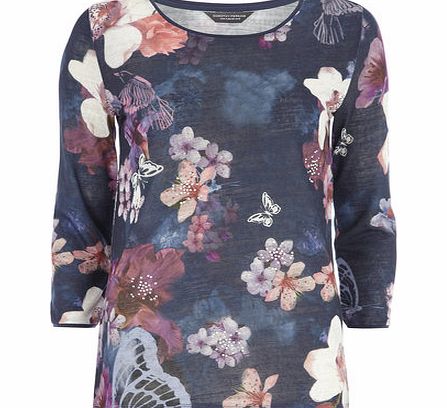 Dorothy Perkins Womens Tall butterfly diamante jersey knit-