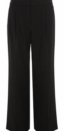 Dorothy Perkins Womens Tall Grey Pinstripe Wideleg Trousers-