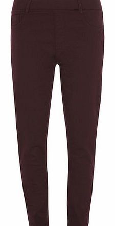 Dorothy Perkins Womens Tall Merlot Eden Ultra Soft Jeggings-