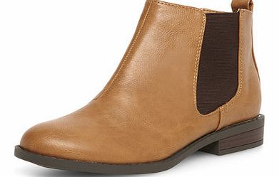 Dorothy Perkins Womens Tan chelsea ankle boots- Tan DP19875450