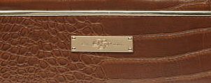 Dorothy Perkins Womens Tan double zip purse- Brown DP18403950