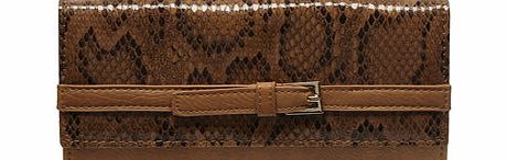 Dorothy Perkins Womens Tan large buckle purse- Brown DP18387700