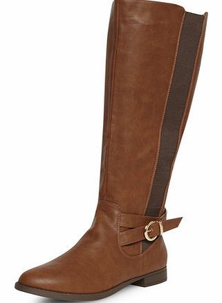 Dorothy Perkins Womens Tan riding boots- Tan DP22246750