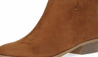 Dorothy Perkins Womens Tan western ankle boots- Tan DP19981950