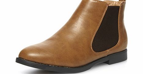 Dorothy Perkins Womens Tan wide fit chelsea boots- Tan DP35244450