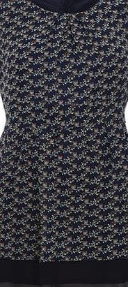 Dorothy Perkins Womens Tenki Blue Owl Print Dress- Blue DP61100415