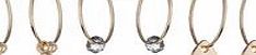 Dorothy Perkins Womens Three Pack Hoop Earrings- Gold DP49815780