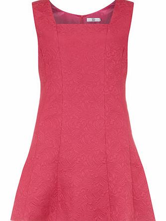 Dorothy Perkins Womens True decadence Pink embossed bell dress-