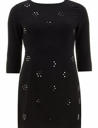 Dorothy Perkins Womens Voulez Vous Black Embellished Dress-