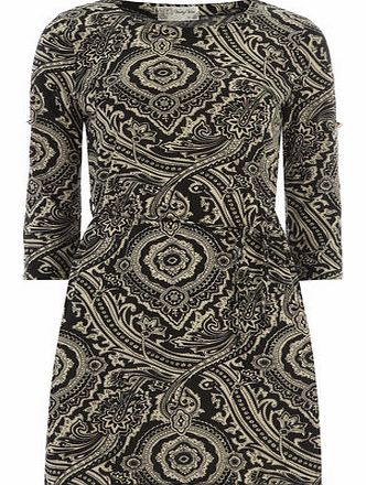 Dorothy Perkins Womens Voulez Vous Black Tie Dress- Black