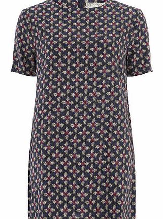 Dorothy Perkins Womens Voulez Vous Grey Floral Tunic- Grey