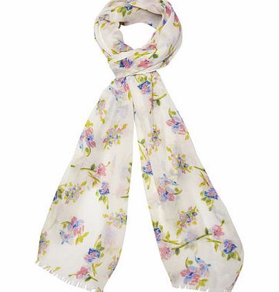 Dorothy Perkins Womens White Candy Ditzy Scarf- White DP11149602