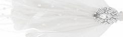 Dorothy Perkins Womens White Feather Hair Clip- White DP49815504