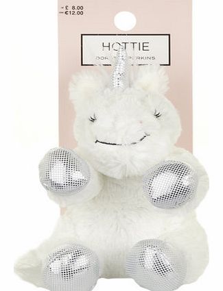 Dorothy Perkins Womens White Laying Unicorn Hottie- White