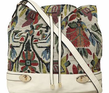 Dorothy Perkins Womens White Small Duffle Bag- White DP18378020