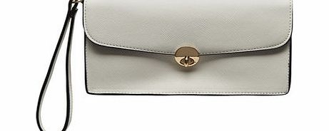 Dorothy Perkins Womens White structured wristlet- White DP18399702