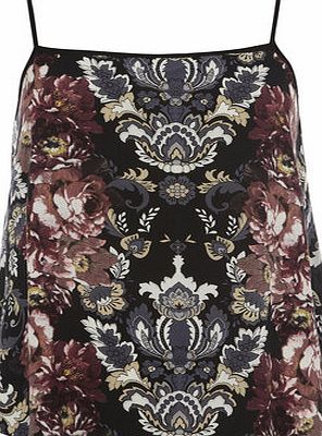 Dorothy Perkins Womens Wine Paisley Print Cami Top- Red DP05500115