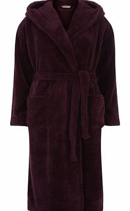 Dorothy Perkins Womens Wine Red Cosy Dressing Gown- Red DP33001212