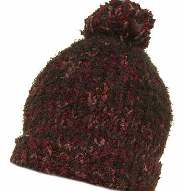 Dorothy Perkins Womens Wine Sequin Boucle Hat- Red DP11127120