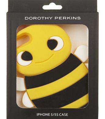 Dorothy Perkins Womens Yellow Bee iPhone Cover- Yellow DP11139714