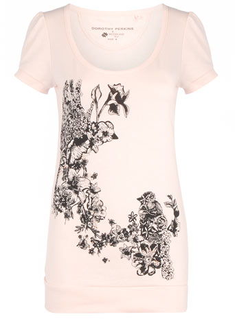 Dorothy Perkins Woodland Trust nude sweat top