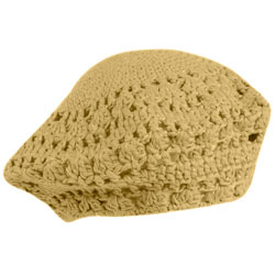 Dorothy Perkins Yellow cotton crochet hat