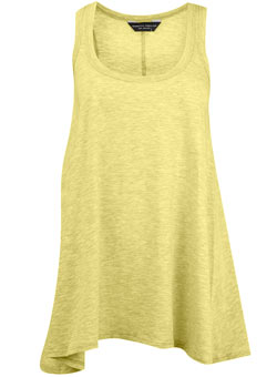 Dorothy Perkins Yellow drape vest