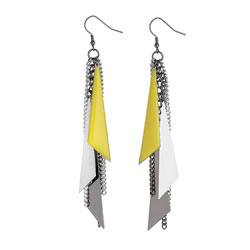 Dorothy Perkins Yellow drop earrings