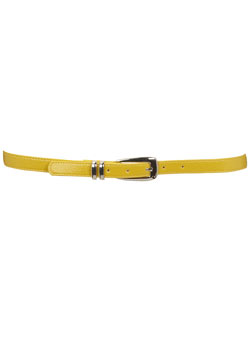 Dorothy Perkins Yellow metal skinny belt