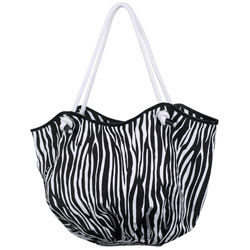 Dorothy Perkins Zebra rope handle beach bag