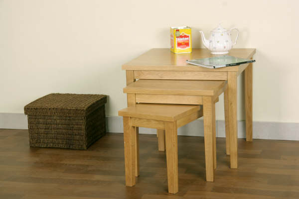 dorset Oak Nest of Tables - SPECIAL OFFER