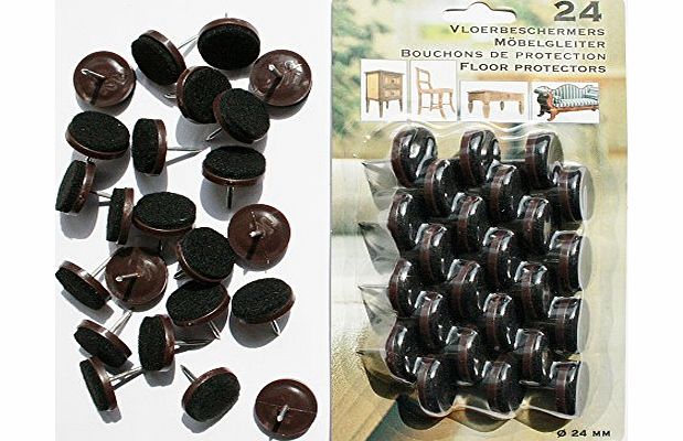 Dotty Deals 24 Nail In Protective Felt Pads Wood Floor Protector