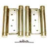 double Action Spring Hinges Brass 150mm In Pairs