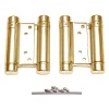 Double Action Spring Hinges Brass 75mm In Pairs