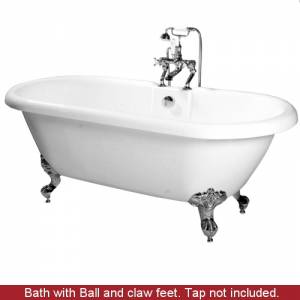 Double Ended Roll Top Bath