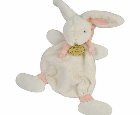 Doudou et Compagnie Rabbit Comfort Blanket, Pink