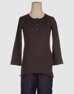 DOUDOU TOPWEAR Long sleeve t-shirts GIRLS on YOOX.COM