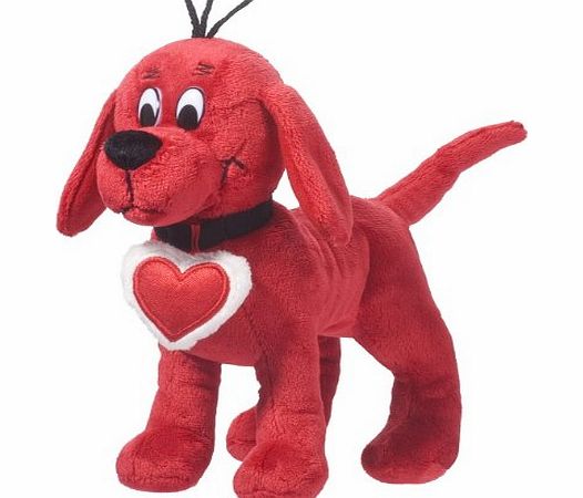Douglas Cuddle Toys Valentines CLIFFORD With Heart Collar