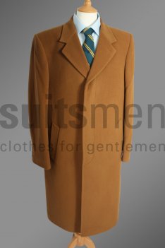 Mens Classic 3/4 length Overcoat